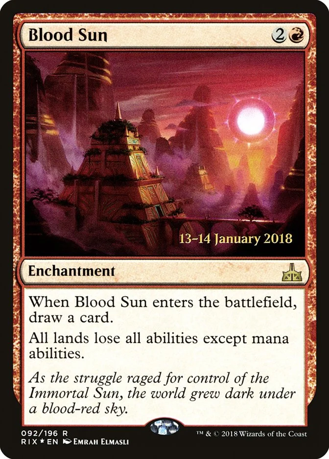 Blood Sun (Rivals of Ixalan Promos) - Magic: The Gathering in TCG Land