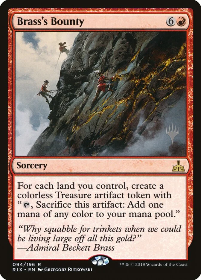 Brass's Bounty (Rivals of Ixalan Promos) - Magic: The Gathering in TCG Land