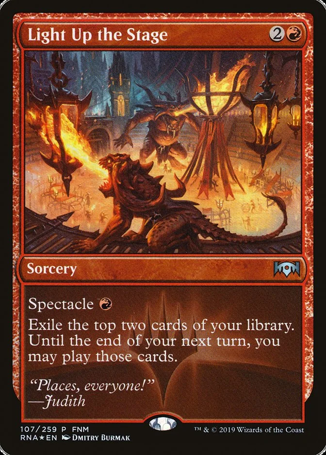 Light Up the Stage (Ravnica Allegiance Promos) - Magic: The Gathering in TCG Land