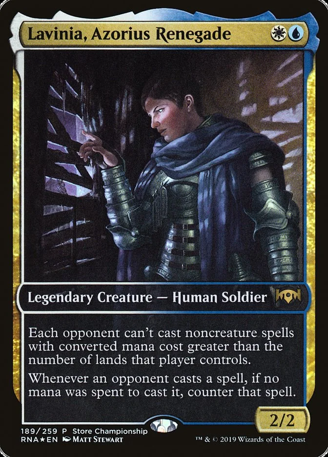 Lavinia, Azorius Renegade (Ravnica Allegiance Promos) - Magic: The Gathering in TCG Land