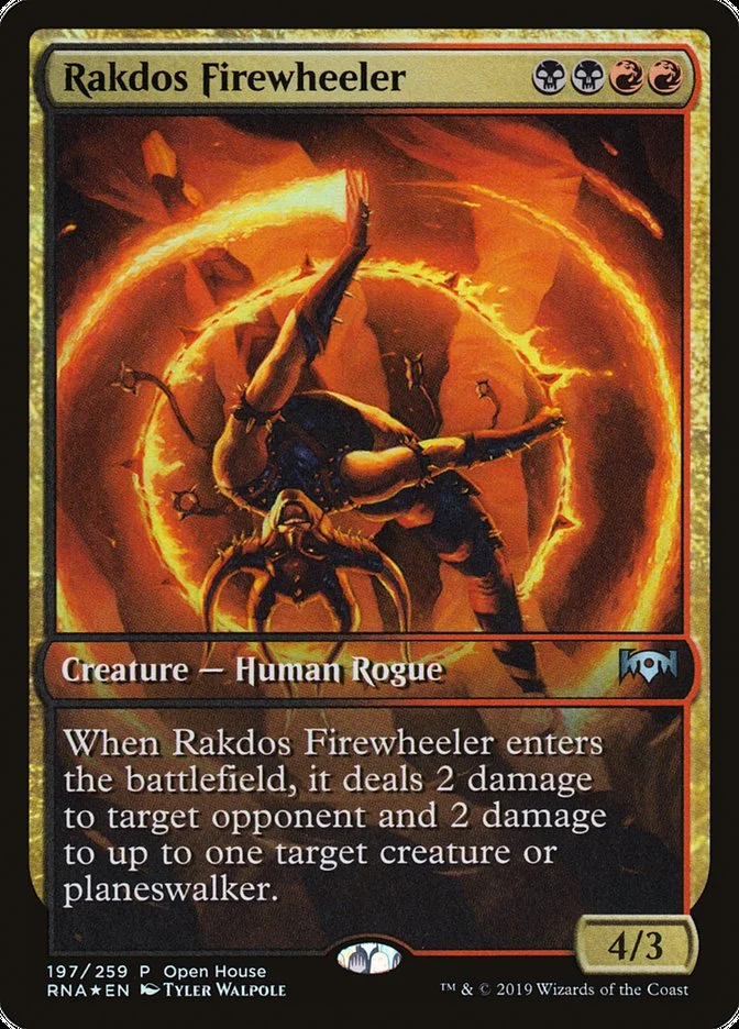 Rakdos Firewheeler (Ravnica Allegiance Promos) - Magic: The Gathering in TCG Land