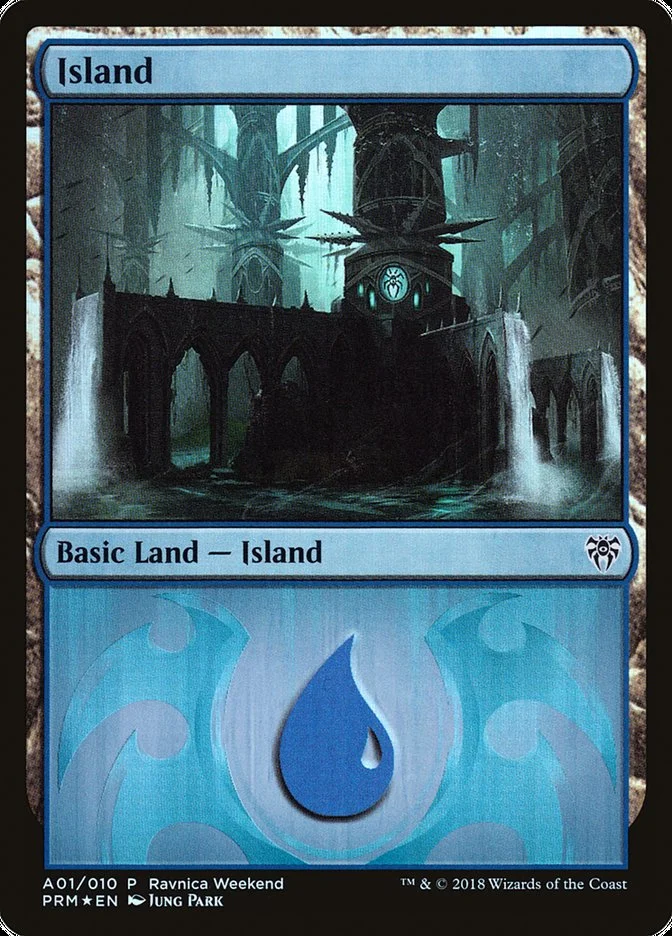 Island (GRN Ravnica Weekend) - Magic: The Gathering in TCG Land