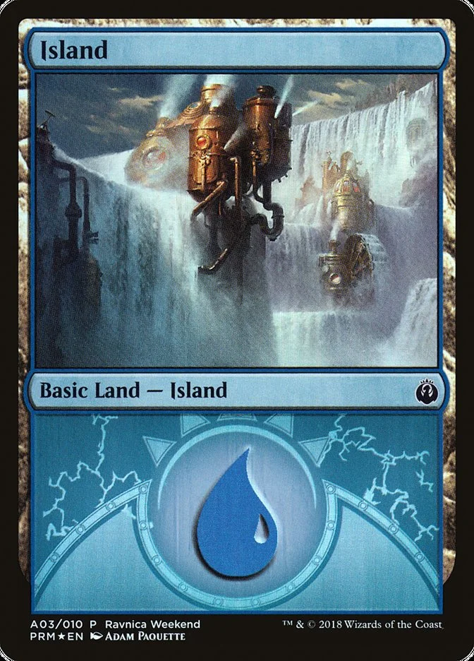 Island (GRN Ravnica Weekend) - Magic: The Gathering in TCG Land