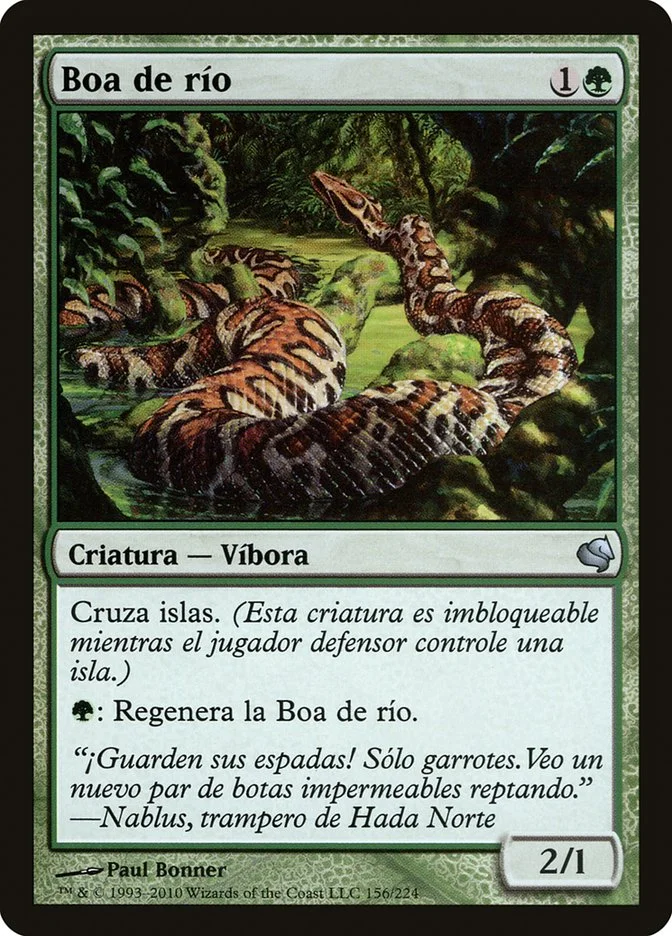 Boa de río (Salvat 2011) - Magic: The Gathering in TCG Land