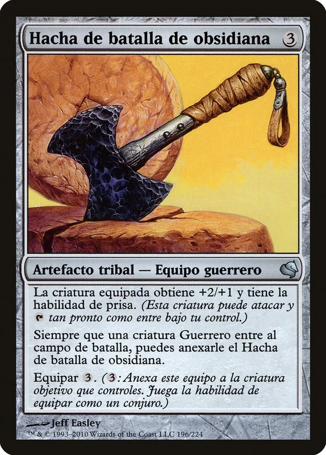 Hacha de batalla de obsidiana (Salvat 2011) - Magic: The Gathering in TCG Land México