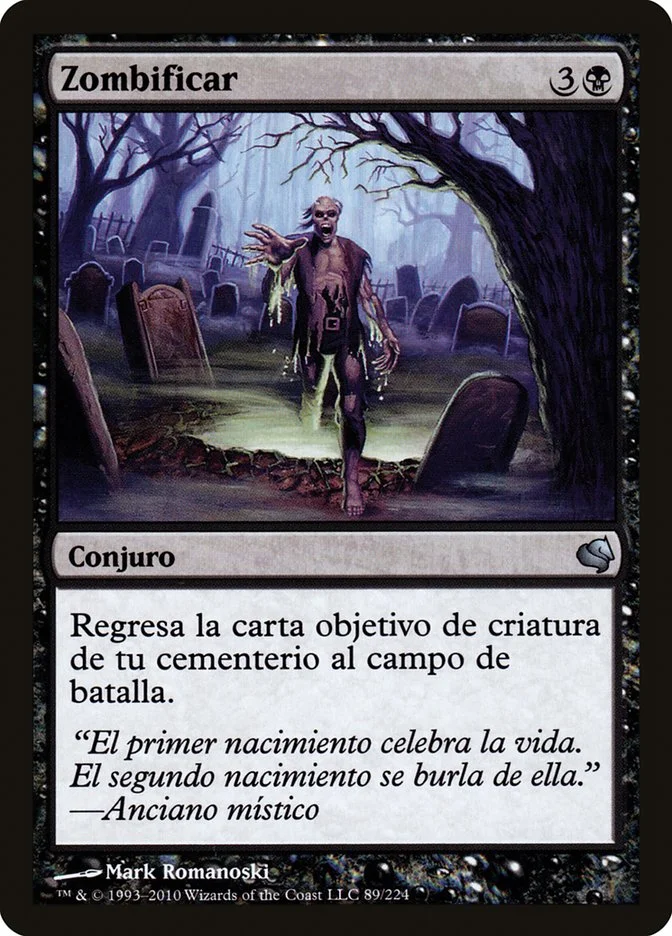 Zombificar (Salvat 2011) - Magic: The Gathering in TCG Land México