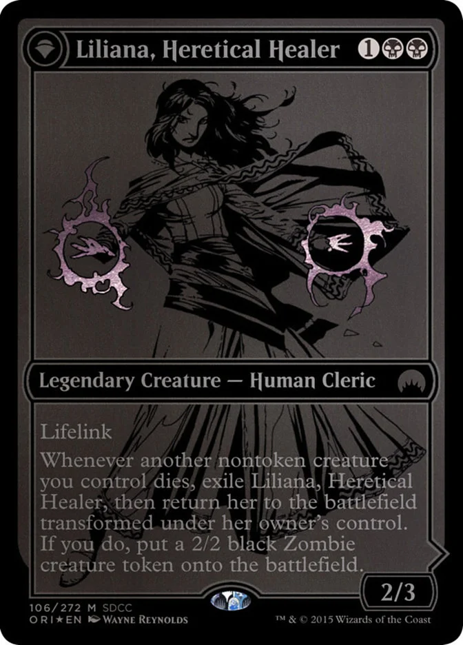 Liliana, Heretical Healer (San Diego Comic-Con 2015) - Magic: The Gathering in TCG Land México