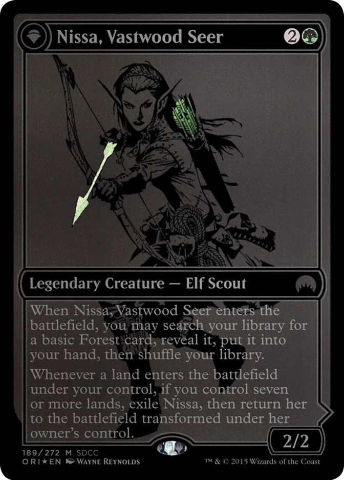 Nissa, Vastwood Seer (San Diego Comic-Con 2015) - Magic: The Gathering in TCG Land