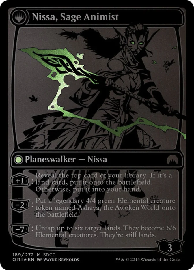 Nissa, Sage Animist (San Diego Comic-Con 2015) - Magic: The Gathering in TCG Land
