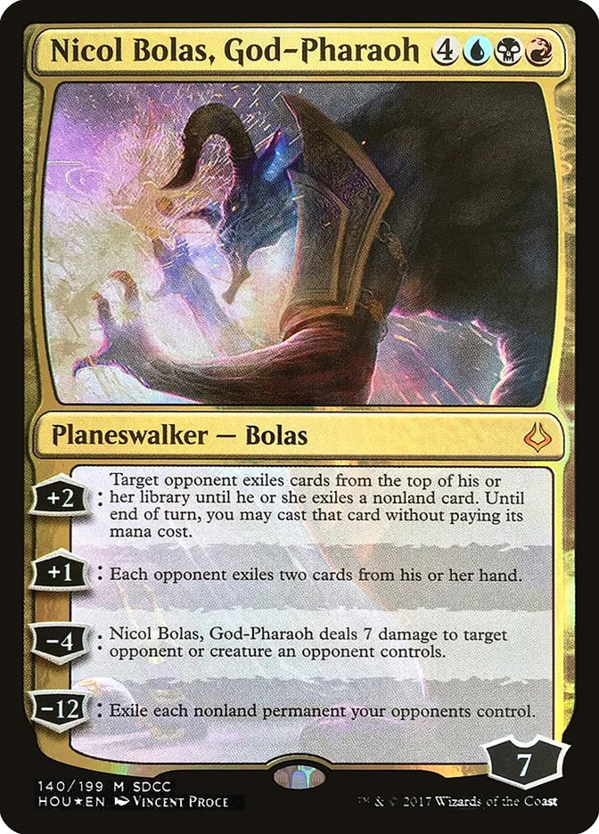 Nicol Bolas, God-Pharaoh (San Diego Comic-Con 2017) - Magic: The Gathering in TCG Land
