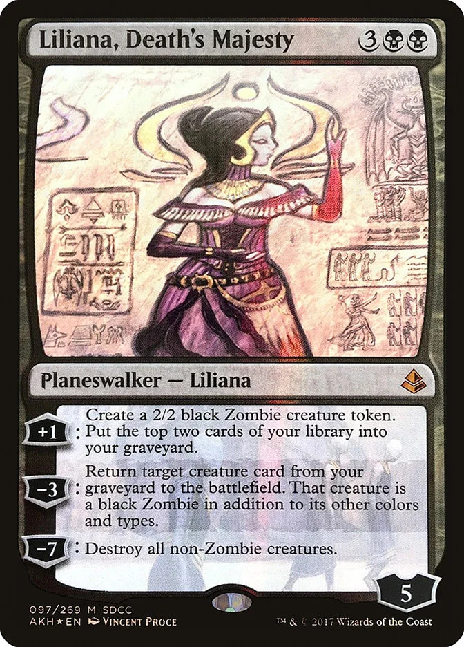 Liliana, Death's Majesty (San Diego Comic-Con 2017) - Magic: The Gathering in TCG Land México