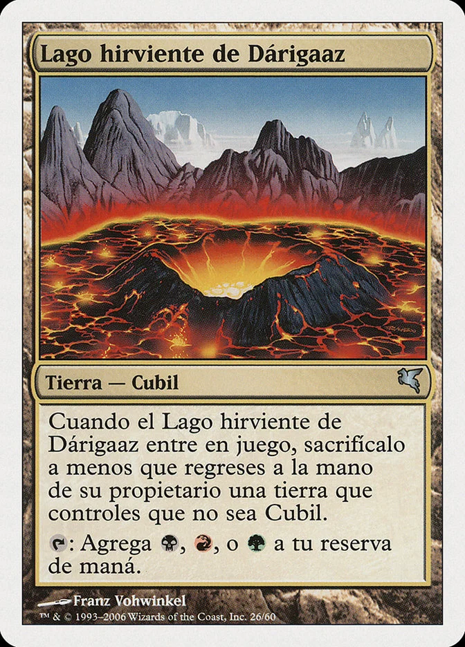 Lago hirviente de Dárigaaz (Salvat 2005) - Magic: The Gathering in TCG Land