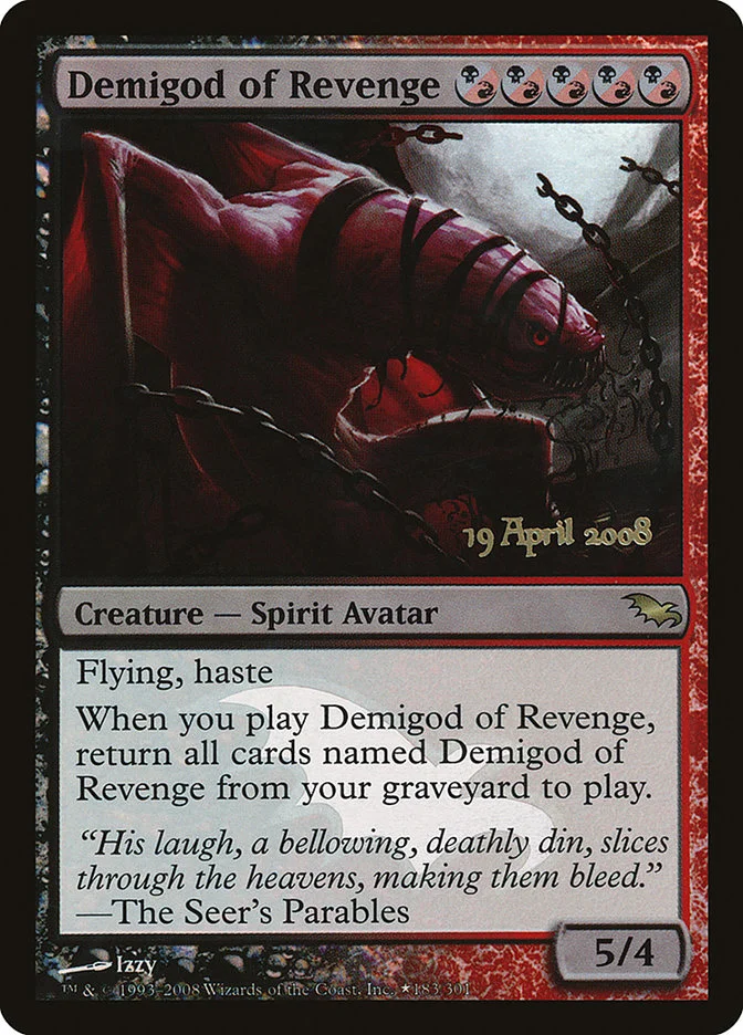 Demigod of Revenge (Shadowmoor Promos) - Magic: The Gathering in TCG Land