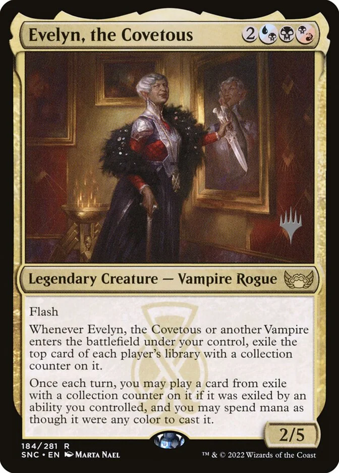 Evelyn, the Covetous (Streets of New Capenna Promos) - Magic: The Gathering in TCG Land