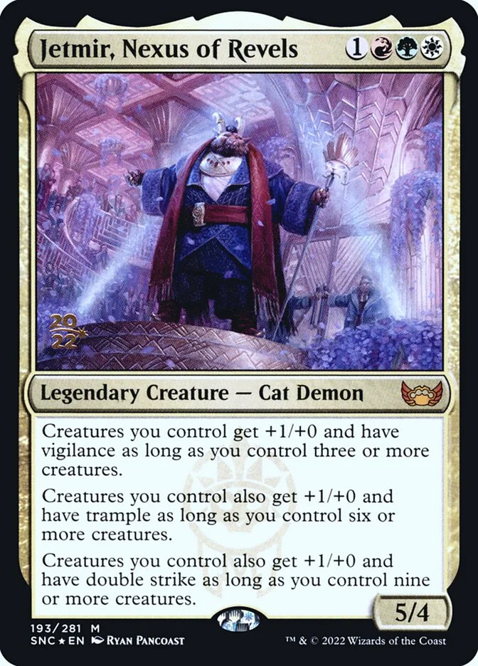 Jetmir, Nexus of Revels (Streets of New Capenna Promos) - Magic: The Gathering in TCG Land