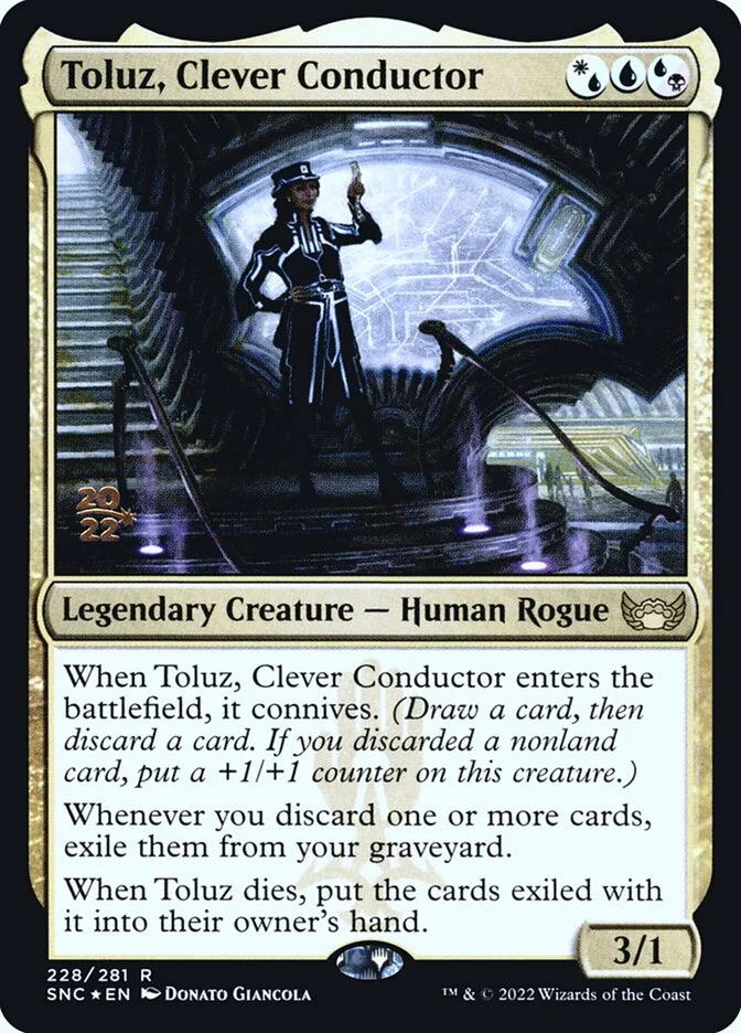 Toluz, Clever Conductor (Streets of New Capenna Promos) - Magic: The Gathering in TCG Land