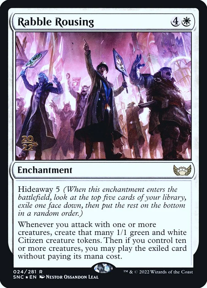Rabble Rousing (Streets of New Capenna Promos) - Magic: The Gathering in TCG Land
