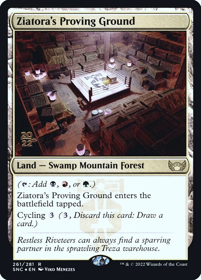 Ziatora's Proving Ground (Streets of New Capenna Promos) - Magic: The Gathering in TCG Land