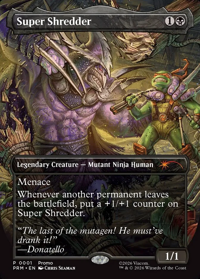 Super Shredder — All printings & prices — TCG Land