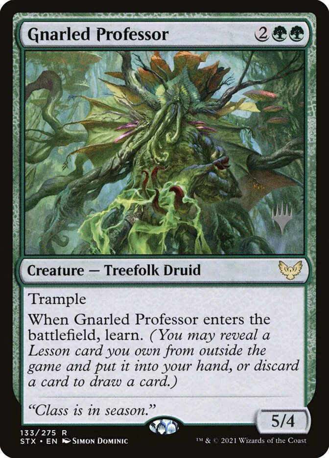 Gnarled Professor (Strixhaven: School of Mages Promos) - Magic: The Gathering in TCG Land México