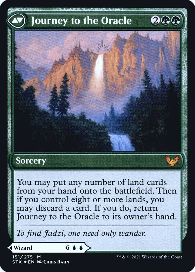 Journey to the Oracle (Strixhaven: School of Mages Promos) - Magic: The Gathering in TCG Land