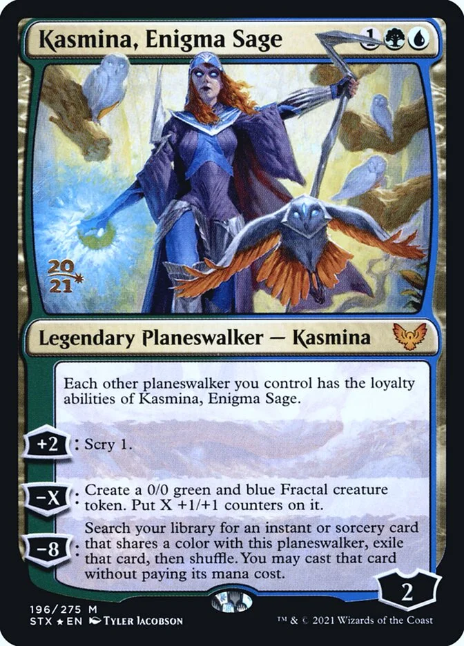 Kasmina, Enigma Sage (Strixhaven: School of Mages Promos) - Magic: The Gathering in TCG Land