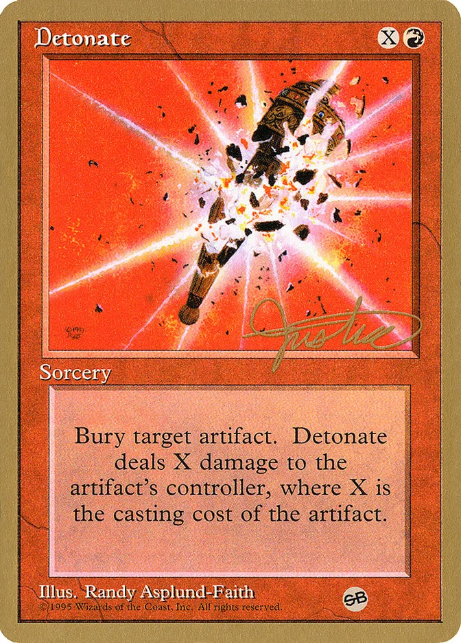 Detonate (Pro Tour Collector Set) - Magic: The Gathering in TCG Land