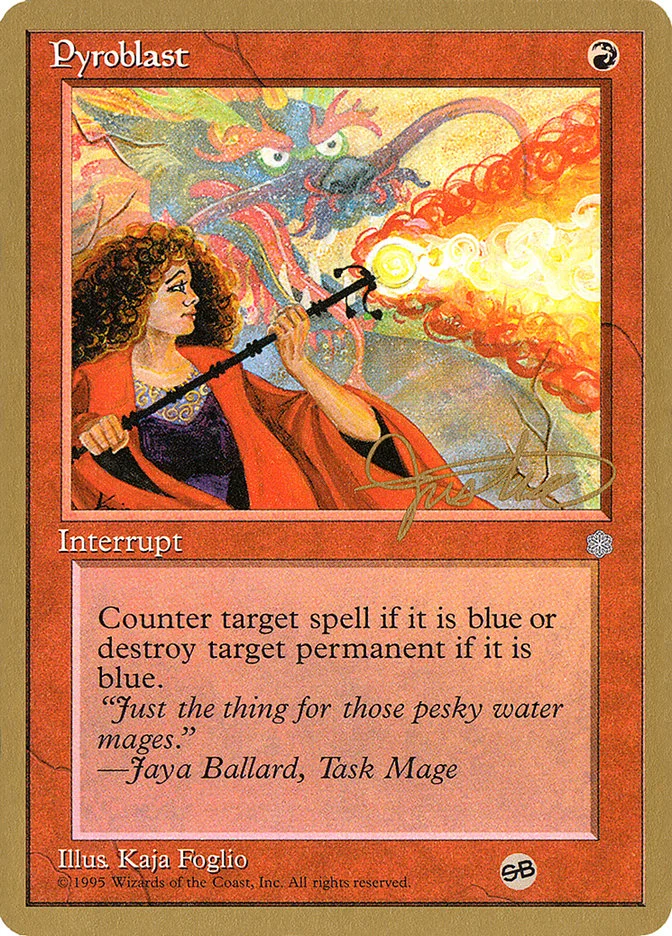 Pyroblast (Pro Tour Collector Set) - Magic: The Gathering in TCG Land