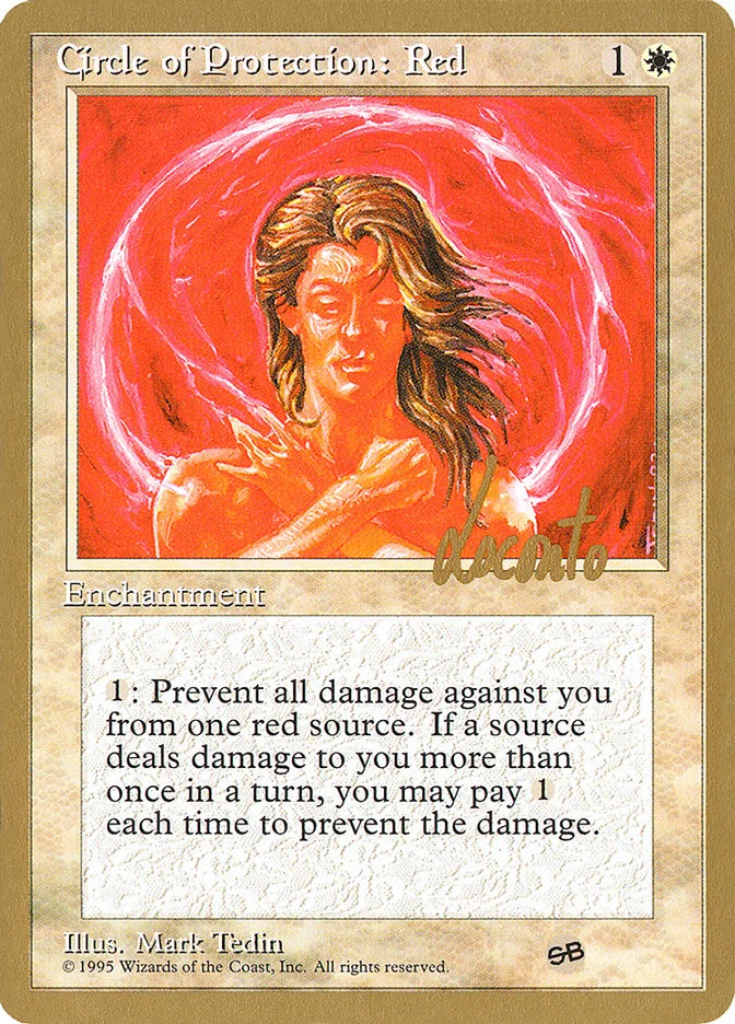 Circle of Protection: Red (Pro Tour Collector Set) - Magic: The Gathering in TCG Land