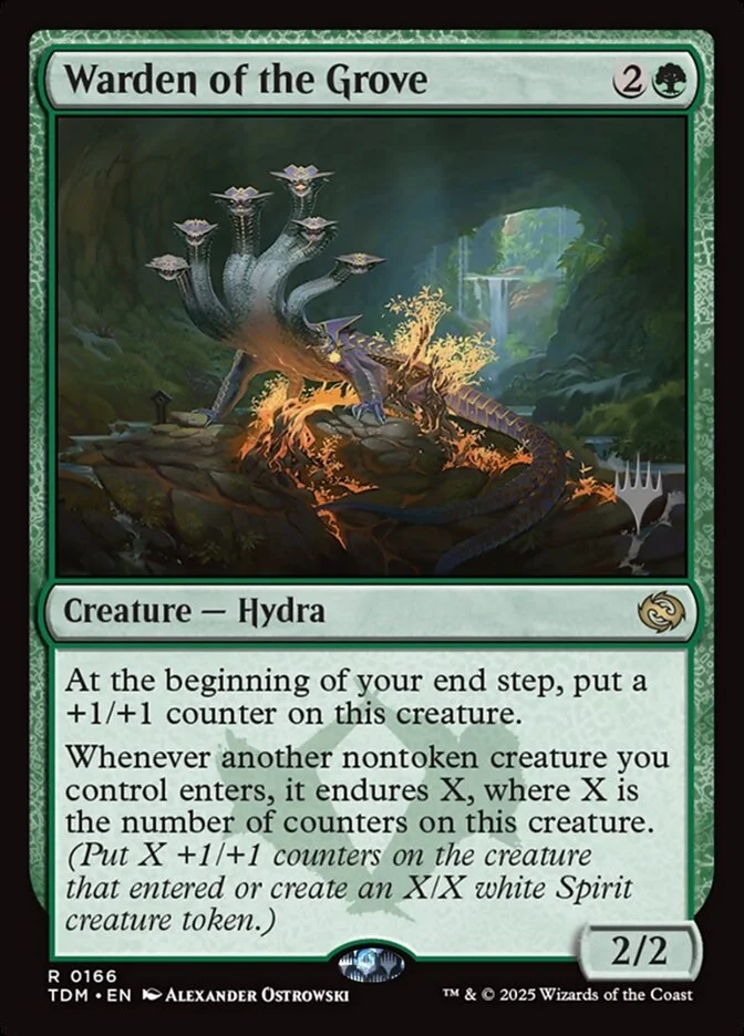 Warden of the Grove (Tarkir: Dragonstorm Promos) - Magic: The Gathering in TCG Land
