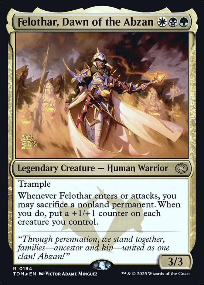 Felothar, Dawn of the Abzan (Tarkir: Dragonstorm Promos) - Magic: The Gathering in TCG Land