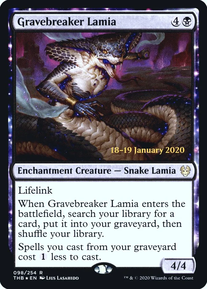 Gravebreaker Lamia (Theros Beyond Death Promos) - Magic: The Gathering in TCG Land