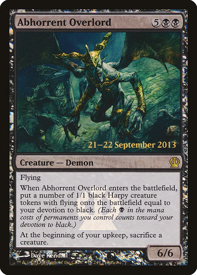 Abhorrent Overlord (Theros Promos) - Magic: The Gathering in TCG Land México