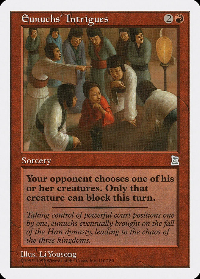 Eunuchs' Intrigues (Portal Three Kingdoms) - Magic: The Gathering in TCG Land