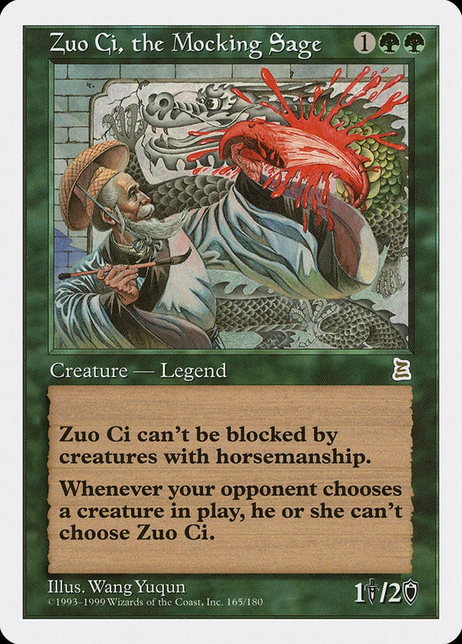 Zuo Ci, the Mocking Sage (Portal Three Kingdoms) - Magic: The Gathering in TCG Land