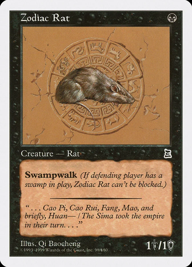 Zodiac Rat (Portal Three Kingdoms) - Magic: The Gathering in TCG Land