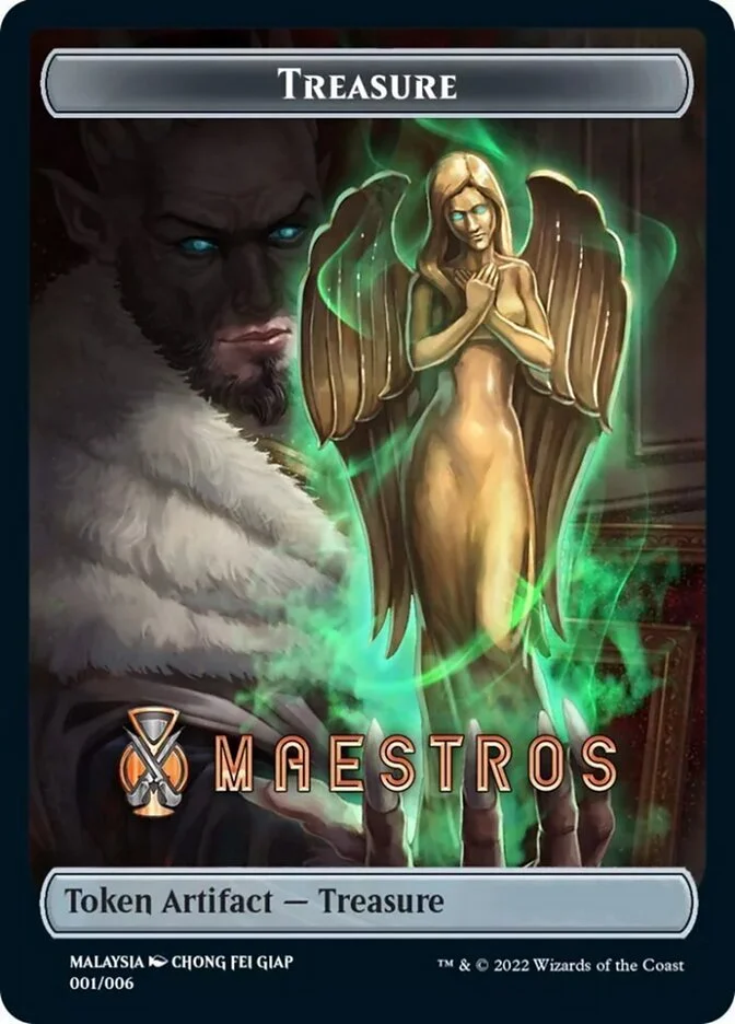 Treasure (Streets of New Capenna Southeast Asia Tokens) - Magic: The Gathering in TCG Land