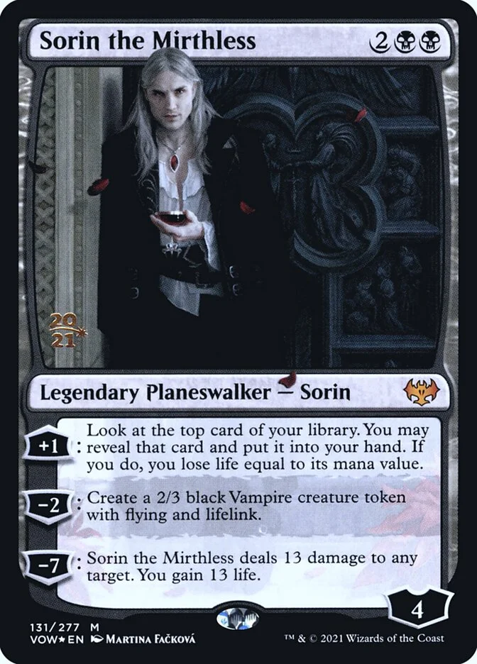 Sorin the Mirthless (Innistrad: Crimson Vow Promos) - Magic: The Gathering in TCG Land