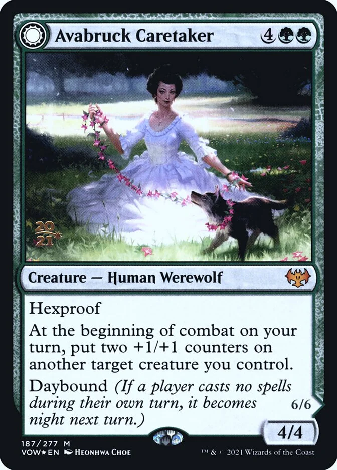 Avabruck Caretaker (Innistrad: Crimson Vow Promos) - Magic: The Gathering in TCG Land