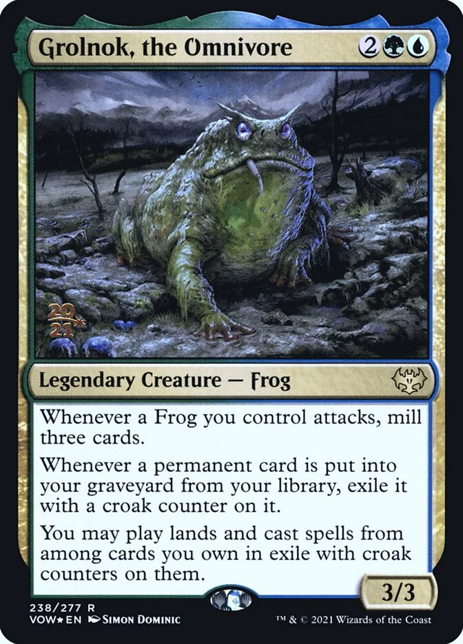 Grolnok, the Omnivore (Innistrad: Crimson Vow Promos) - Magic: The Gathering in TCG Land