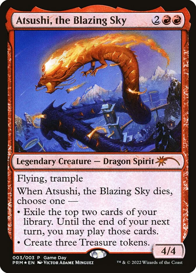 Atsushi, the Blazing Sky (Wizards Play Network 2022) - Magic: The Gathering in TCG Land