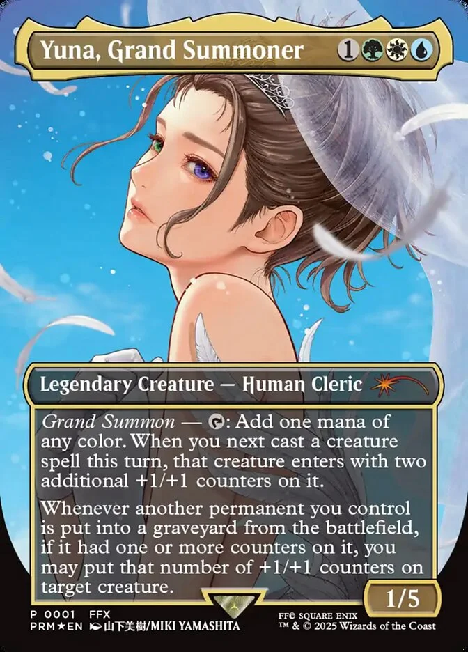 ルン大召喚士、ユウナ Yuna, Grand Summoner　英語版　③ Yuna, Grand Summoner — All printings & prices — TCG Land