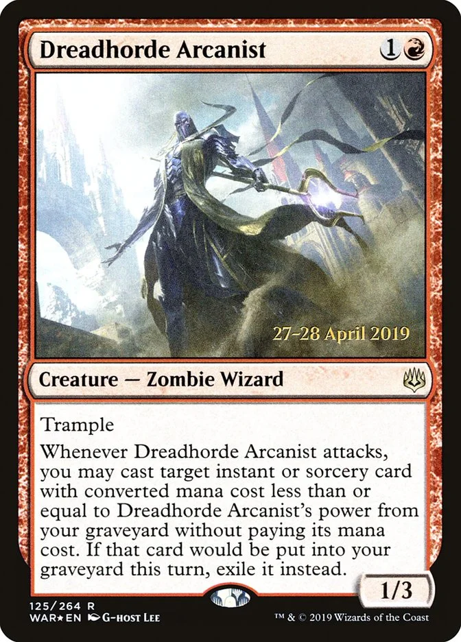 Dreadhorde Arcanist (War of the Spark Promos) - Magic: The Gathering in TCG Land