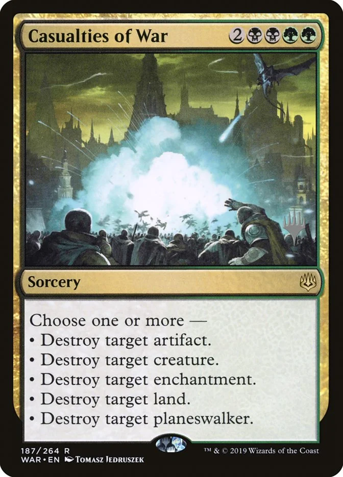 Casualties of War (War of the Spark Promos) - Magic: The Gathering in TCG Land