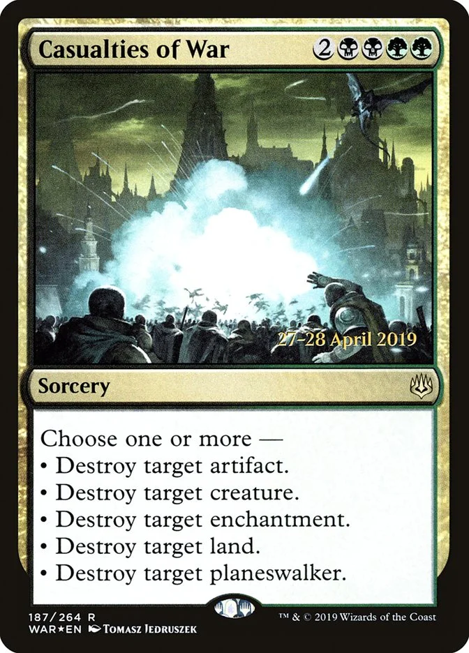 Casualties of War (War of the Spark Promos) - Magic: The Gathering in TCG Land