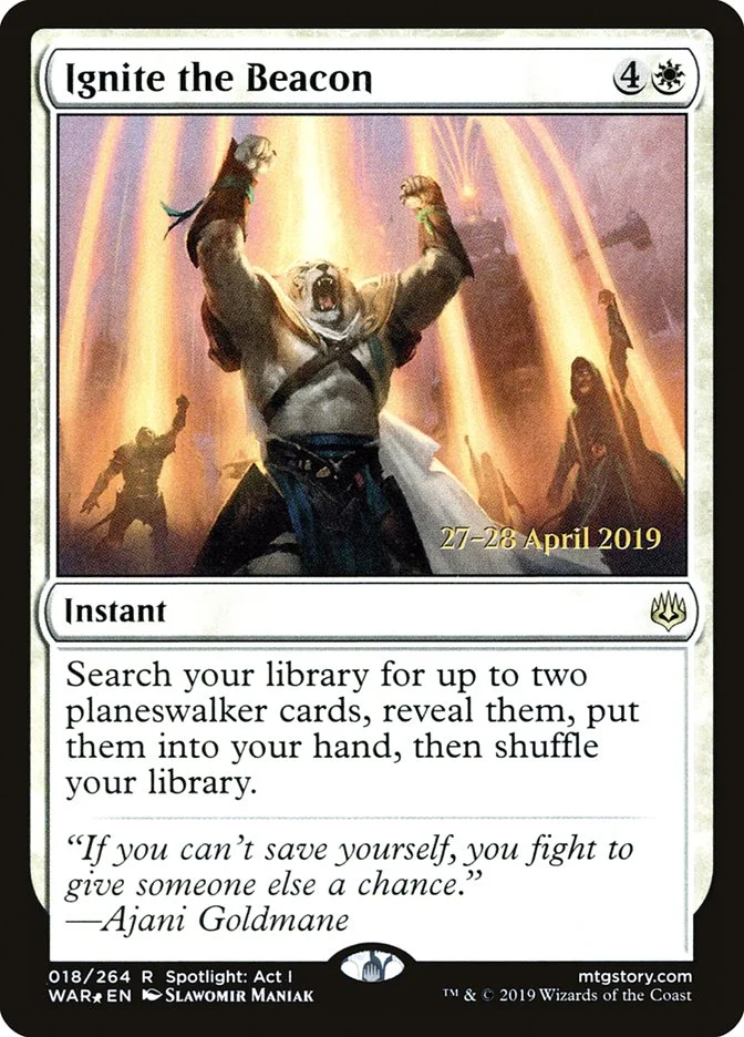 Ignite the Beacon (War of the Spark Promos) - Magic: The Gathering in TCG Land
