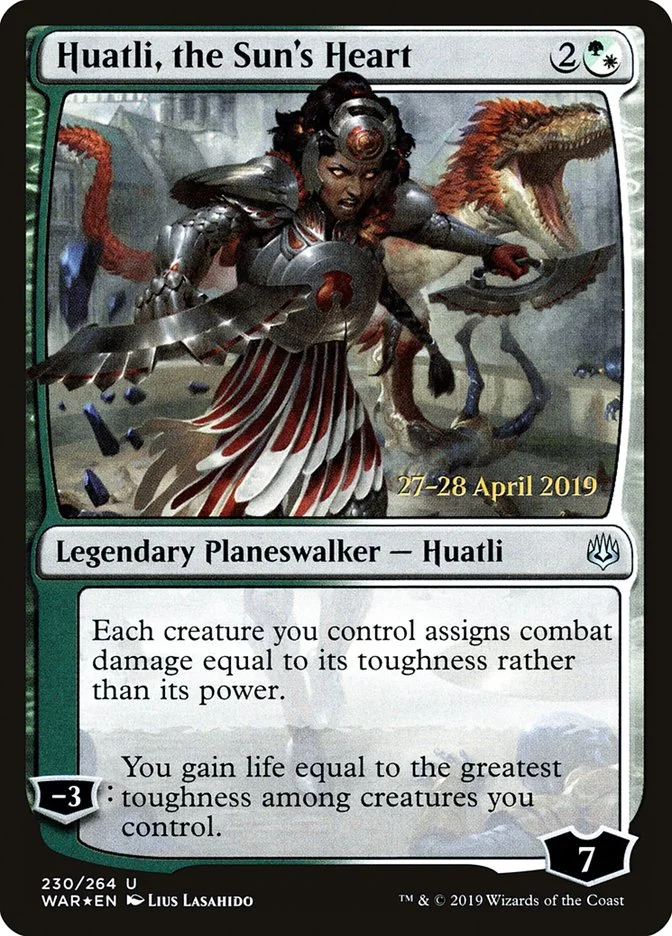 Huatli, the Sun's Heart (War of the Spark Promos) - Magic: The Gathering in TCG Land