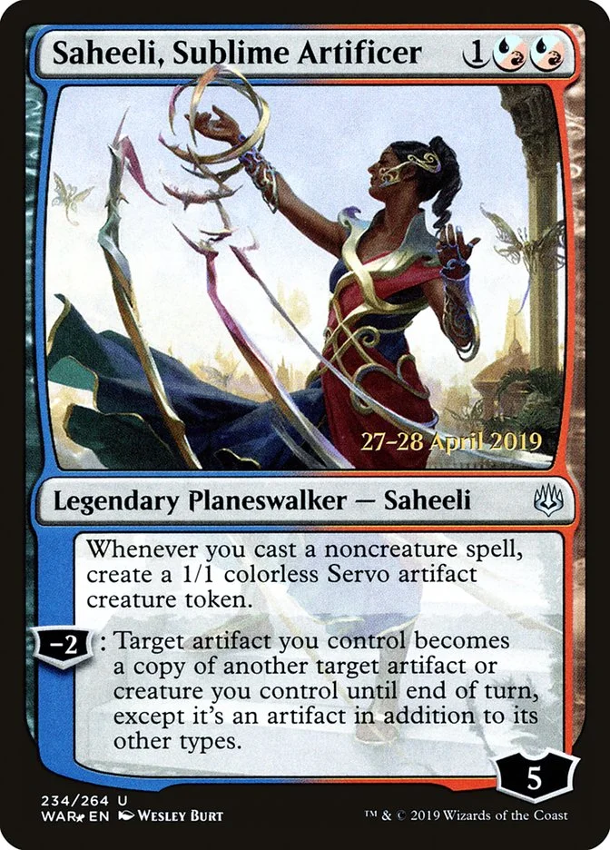Saheeli, Sublime Artificer (War of the Spark Promos) - Magic: The Gathering in TCG Land