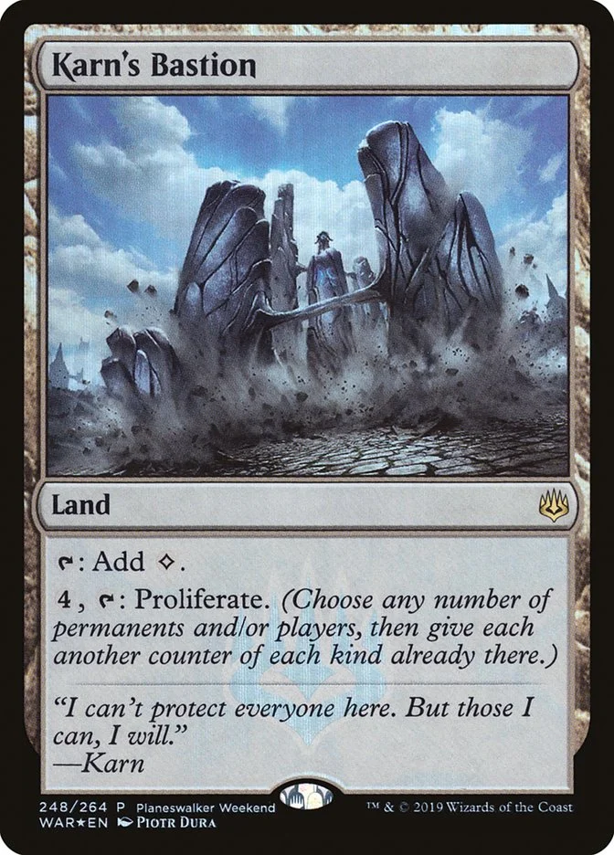 Karn's Bastion (War of the Spark Promos) - Magic: The Gathering in TCG Land