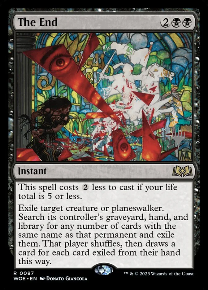 The End (Wilds of Eldraine Promos) - Magic: The Gathering in TCG Land
